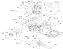 Engine and Fuel Tank Assembly Diagram and Parts List for 70186 260732867-270805635 - 2007 Toro Lawn Tractor