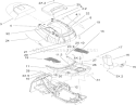 Body and Decal Assembly Diagram and Parts List for 70186 250000001-250999999 - 2005 Toro Lawn Tractor
