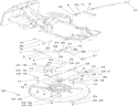 Part Location Diagram of 114-3198 Toro DECK-HANGER, SUPPORT