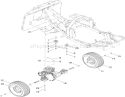 Part Location Diagram of 114-3188 Toro WHEEL-REAR, LEFT