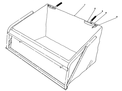 Leaf Bag Model No. 59123 (Optional) Diagram and Parts List for 56145 4000001 - 4999999 Toro Lawn Tractor