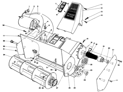 Part Location Diagram of 41-9830 Toro DISCONTINUED