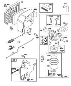 Engine Gts-150 77-8980 Diagram and Parts List for 20107 2000001 - 2999999 Toro Lawn Mower