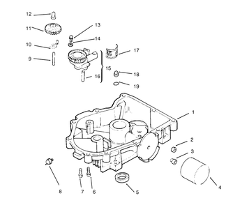 Oil Pan/Lubrication (Kohler Engine Cv16s-Ps61514) Diagram and Parts List for 72103 5900001 - 5900600 Toro Lawn Tractor