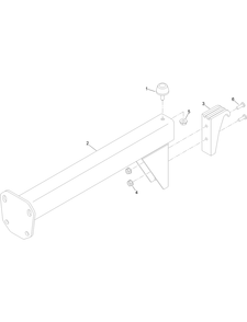 Part Location Diagram of 103-5124-03 Toro SUPPORT-BAG