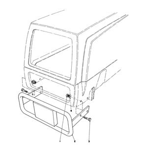 Bumper Kit Model No. 59102 (Optional) Diagram and Parts List for 57365 6000001 - 6999999 Toro Lawn Tractor
