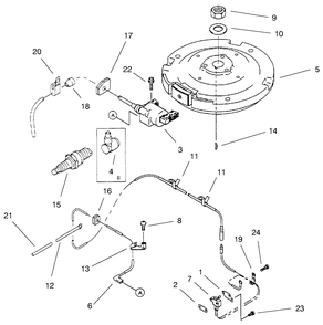 Part Location Diagram of 92170-2081 Toro Clamp