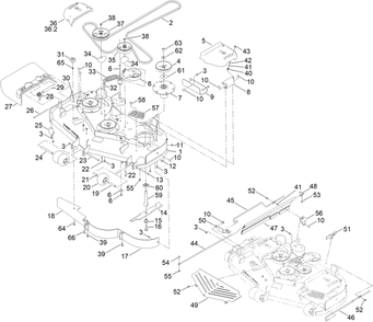 Part Location Diagram of 131-3979-03 Toro Shield-Front