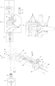 Rh Hydro Assembly Diagram and Parts List for 74942TE (315000001-315999999)(2015) Toro Lawn Tractor