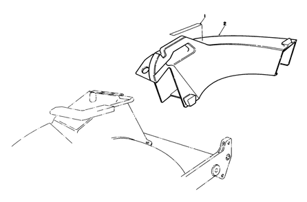 Side Discharge Chute Model No. 59168 (Optional) Diagram and Parts List for 20588C 8000001 - 8999999 Toro Lawn Mower