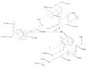 Hitch Assemblies Diagram and Parts List for 71-16K801 1977 Toro Lawn Tractor
