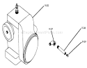 Engine Diagram and Parts List for 71-16K801 1977 Toro Lawn Tractor