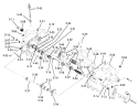 Transmission 8-Speed Diagram and Parts List for 71-16K801 1977 Toro Lawn Tractor