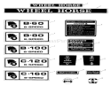 Decals Diagram and Parts List for 71-08K801 1977 Toro Lawn Tractor