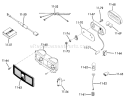 Lights Diagram and Parts List for 71-16KS01 1977 Toro Lawn Tractor
