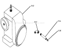Engine Diagram and Parts List for 71-16KS01 1977 Toro Lawn Tractor