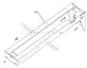 Frame Assembly Diagram and Parts List for 71-16KS01 1977 Toro Lawn Tractor