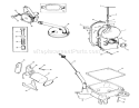 D-160 Onan Engine, Gear Cover, Oil Base And Pump Group Diagram and Parts List for 71-16OS01 1977 Toro Lawn Tractor