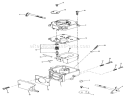 D-160 Onan Engine, Carburetor Parts Group Diagram and Parts List for 71-16OS01 1977 Toro Lawn Tractor