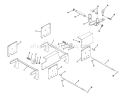 Hitches Diagram and Parts List for 71-16OS01 1977 Toro Lawn Tractor