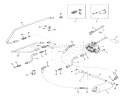 Hydraulic System Diagram and Parts List for 71-16OS01 1977 Toro Lawn Tractor