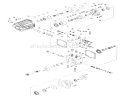 Hydrostatic Transmission Diagram and Parts List for 71-16OS01 1977 Toro Lawn Tractor
