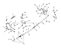 Manual Pto Clutch Linkage (d-200) Diagram and Parts List for 71-20KS01 1977 Toro Lawn Tractor