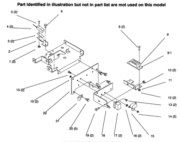 Front Plate. Relays Diagram and Parts List for 73363 6900001 - 6999999 Toro Lawn Tractor