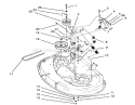 Brake Assembly (38" Cutting Unit) Diagram and Parts List for 71184 5900001-5910000 - 1995 Toro Lawn Tractor