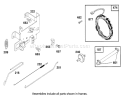 Page J Diagram and Parts List for 71184 5900001-5910000 - 1995 Toro Lawn Tractor