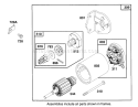 Page L Diagram and Parts List for 71184 5900001-5910000 - 1995 Toro Lawn Tractor