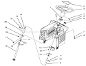Steering Assembly Diagram and Parts List for 71184 5900001-5910000 - 1995 Toro Lawn Tractor