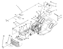 Electrical Assembly Diagram and Parts List for 71184 5900001-5910000 - 1995 Toro Lawn Tractor