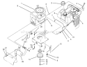 Engine Assembly Diagram and Parts List for 71184 5900001-5910000 - 1995 Toro Lawn Tractor