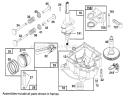 Engine Briggs & Stratton Model 286707-0453-01 Diagram and Parts List for 71184 5900001-5910000 - 1995 Toro Lawn Tractor