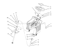Steering Assembly Diagram and Parts List for 71184 6900001-6999999 - 1996 Toro Lawn Tractor