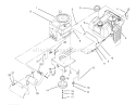 Engine Assembly Diagram and Parts List for 71184 6900001-6999999 - 1996 Toro Lawn Tractor
