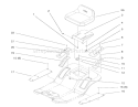 Seat Assembly Diagram and Parts List for 71189 7900001-7999999 - 1997 Toro Lawn Tractor