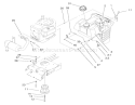 Gas Tank & Engine Pulley Assembly Diagram and Parts List for 71189 8900001-8999999 - 1998 Toro Lawn Tractor
