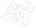 Height Of Cut Assembly Diagram and Parts List for 71189 8900001-8999999 - 1998 Toro Lawn Tractor