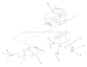 Engine Assembly Diagram and Parts List for 71189 8900001-8999999 - 1998 Toro Lawn Tractor