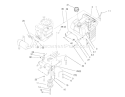 Gas Tank & Engine Pulley Assembly Diagram and Parts List for 71190 7900001-7999999 - 1997 Toro Lawn Tractor