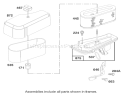 Page K Diagram and Parts List for 71190 8900001-8999999 - 1998 Toro Lawn Tractor
