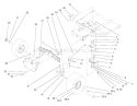 Front Axle Assembly Diagram and Parts List for 71190 8900001-8999999 - 1998 Toro Lawn Tractor