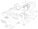 Hood Assembly Diagram and Parts List for 71190 8900001-8999999 - 1998 Toro Lawn Tractor