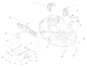 Suspension Assembly (38" Cutting Unit) Diagram and Parts List for 71190 8900001-8999999 - 1998 Toro Lawn Tractor