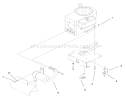 Engine System Components Assembly Diagram and Parts List for 71199 200000001-200999999 - 2000 Toro Lawn Tractor