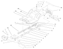 Frame & Body Assembly Diagram and Parts List for 71199 200000001-200999999 - 2000 Toro Lawn Tractor