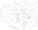 Rear Body & Seat Assembly Diagram and Parts List for 71199 200000001-200999999 - 2000 Toro Lawn Tractor