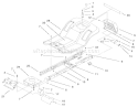 Frame & Body Assembly Diagram and Parts List for 71199 220000001-220999999 - 2002 Toro Lawn Tractor